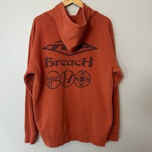 Twenty One Pilots Hoodie Mens XL Burnt Orange Breach Back Graphic Band Merch